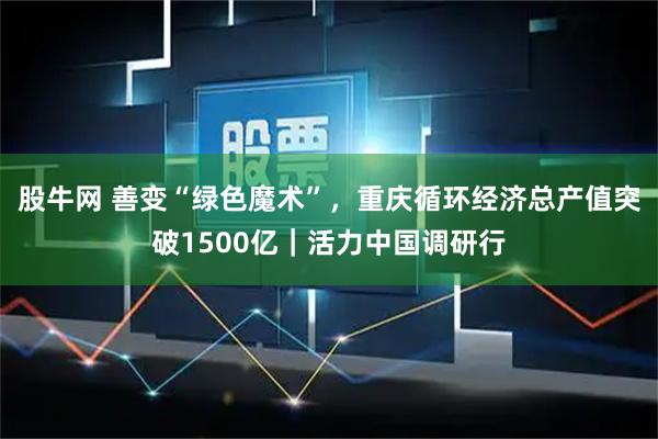 股牛网 善变“绿色魔术”，重庆循环经济总产值突破1500亿｜活力中国调研行