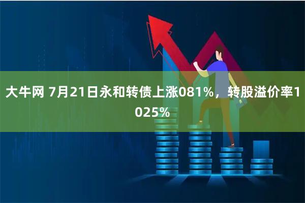大牛网 7月21日永和转债上涨081%，转股溢价率1025%